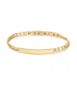 Bracciale Gioielli Brosway Riptide in acciaio dorato maglia grumetta con piastra BTD021