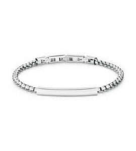 Bracciale Gioielli Brosway Riptide in acciaio maglia veneziana con piastra BTD023