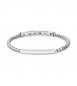 Bracciale Gioielli Brosway Riptide in acciaio maglia veneziana con piastra BTD023