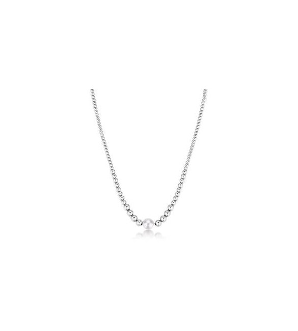 Collana Gioielli Brosway Perfect in acciaio con perla di conchiglia bpc03