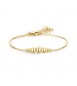 Bracciale Gioielli Brosway Perfect in acciaio dorato con sfere bpc16
