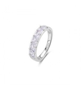 Anello Donna Gioielli Rosato Vittoria in argento e cristalli misura 16 RZVT31C