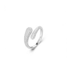 Anello Gioielli Fancy by Brosway in argento zirconi bianco misura 14 FIW128B