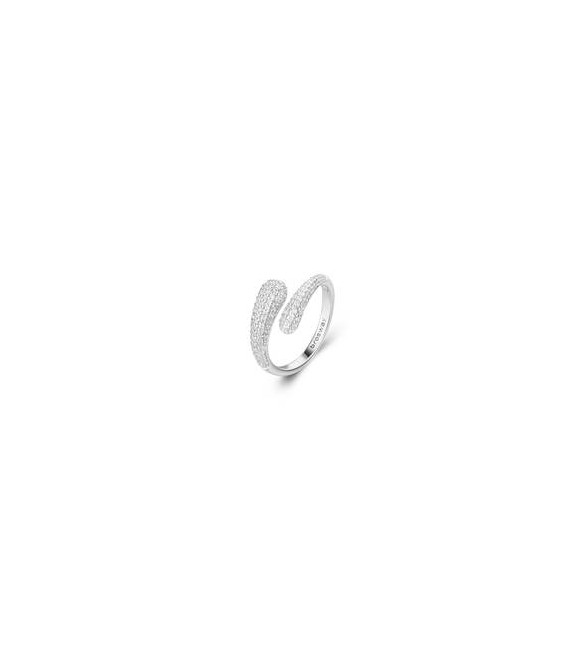 Anello Gioielli Fancy by Brosway in argento zirconi bianco misura 14 FIW128B