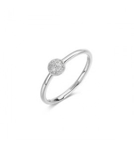 Anello Donna Gioielli Rosato Bianca in argento e zirconi misura 16 RZBI79C