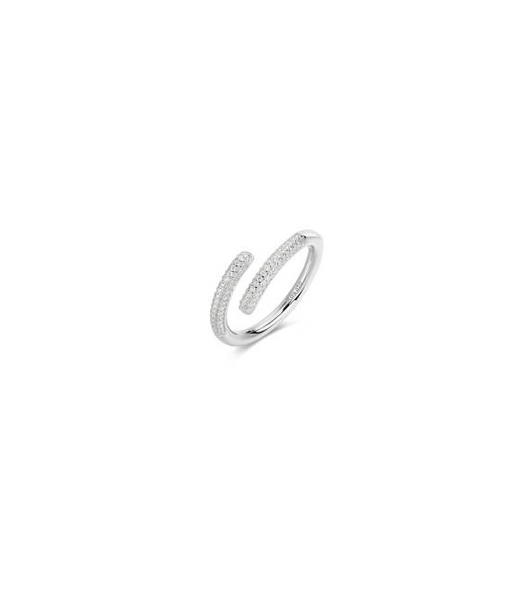 Anello Donna Gioielli Rosato Bianca in argento e zirconi misura 20 RZBI81D