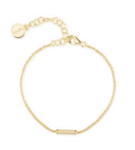 Bracciale Donna Gioielli Rosato Bianca in argento dorato e zirconi RZBI65