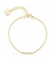 Bracciale Donna Gioielli Rosato Bianca in argento dorato e zirconi RZBI65