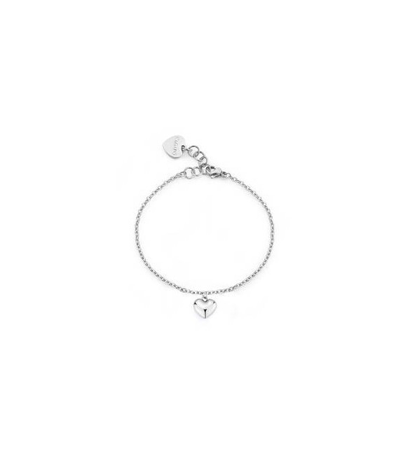Bracciale Donna Gioielli Sagapò Luce in acciaio con cuore sce43