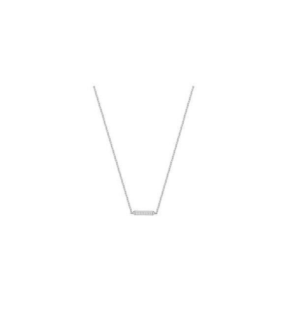 Collana Donna Gioielli Rosato Bianca in argento e zirconi RZBI56