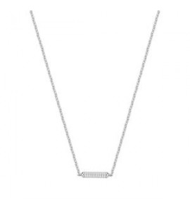 Collana Donna Gioielli Rosato Bianca in argento e zirconi RZBI56