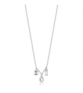 Collana Donna Gioielli Sagapò Luce in acciaio con cristalli sce23