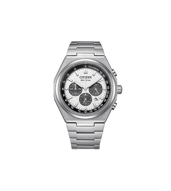 Orologio Cronografo Super Titanio Uomo Citizen Eco Drive bianco ca4610-85a