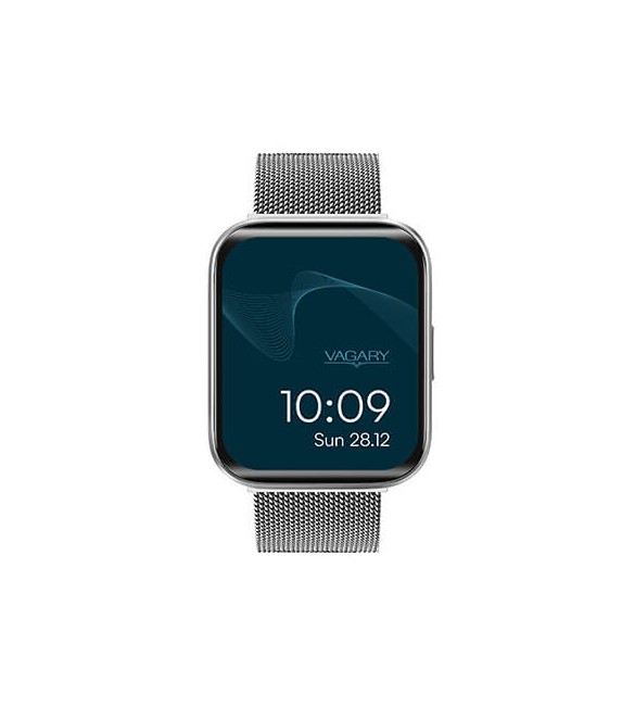 Orologio Smartwatch Vagary by Citizen siver maglia milano x03a-006vy