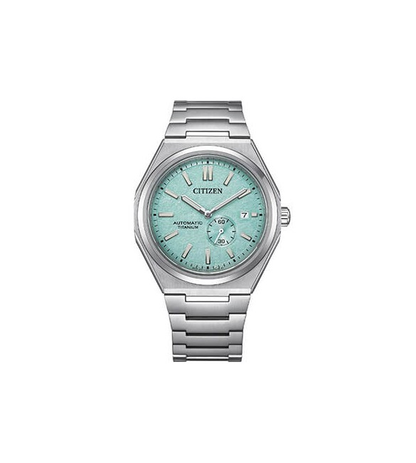 Orologio Solo Tempo Uomo Citizen Automatico Super Titanio turchese nj0180-80m