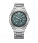 Orologio Solo Tempo Uomo Citizen Automatico Super Titanio verde nj0180-80x