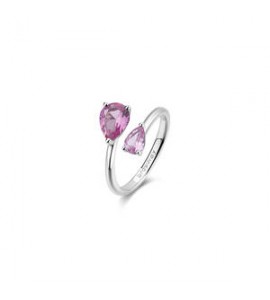 Anello Gioielli Fancy by Brosway in argento zirconi rosa misura 16 FVP114C