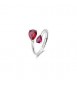 Anello Gioielli Fancy by Brosway in argento zirconi rossi misura 16 FPR115C