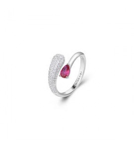 Anello Gioielli Fancy by Brosway in argento zirconi rosso misura 16 FPR127C