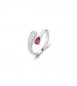 Anello Gioielli Fancy by Brosway in argento zirconi rosso misura 16 FPR127C