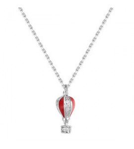 Collana Donna Gioielli Rosato Aria in argento con mongolfiera e smalti RZAR09