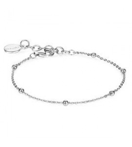 Bracciale personalizzabile Gioielli Storie Rosato in argento palline RZB044