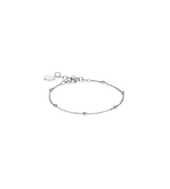 Bracciale personalizzabile Gioielli Storie Rosato in argento palline RZB044