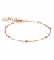 Bracciale personalizzabile Gioielli Storie Rosato in argento rosato palline RZB045