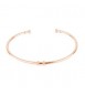 Bracciale rigido personalizzabile Gioielli Storie Rosato in argento rosato un charm mm 58 RZB025