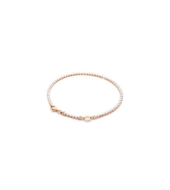 Bracciale tennis personalizzabile Gioielli Storie Rosato in argento rosato cm 17 RZB041B
