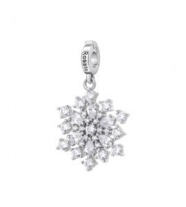 Charm Gioielli Storie Rosato in argento fiocco di neve RZ238R