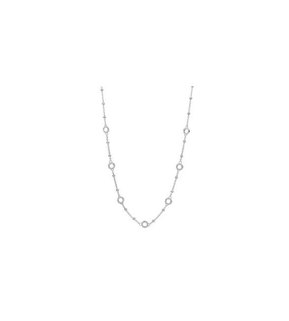 Collana personalizzabile Gioielli Storie Rosato in argento cm 43 RZC010