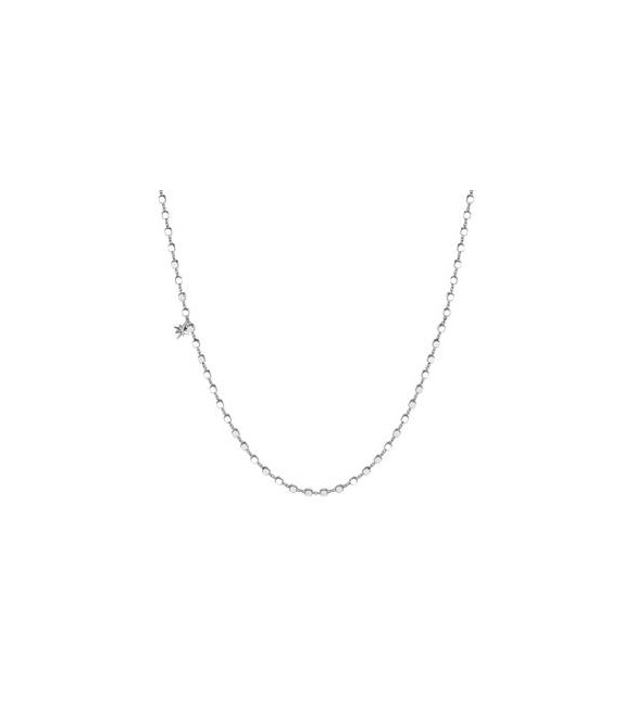 Collana personalizzabile Gioielli Storie Rosato in argento cubetti cm 44 RZC016