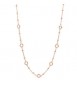 Collana personalizzabile Gioielli Storie Rosato in argento rosato cm 43 RZC011