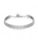Bracciale Donna Gioielli Brosway Desideri in acciaio tennis tre fili con zirconi bianchi bei093
