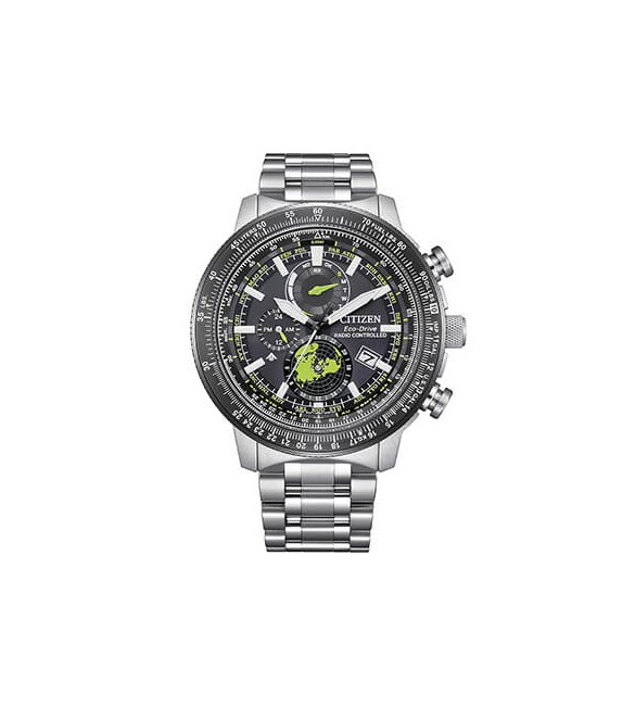 Orologio Promaster Geo Trekker Eco Drive Radiocontrollato Citizen nero verde by3006-53e