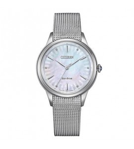 Orologio Solo Tempo Donna Citizen Gerber Eco Drive madreperla em1150-86d