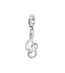 Charm Gioielli Storie Rosato in argento chiave di violino RZ237R