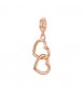 Charm Gioielli Storie Rosato in argento rosato chiave RZ221