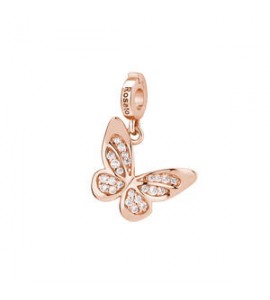 Charm Gioielli Storie Rosato in argento rosato farfalla RZ180