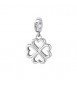 Charm Gioielli Storie Rosato in argento quadrifoglio RZ007R