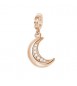 Charm Gioielli Storie Rosato in argento rosato luna RZ173