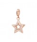 Charm Gioielli Storie Rosato in argento rosato stella RZ024
