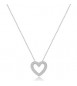 Collana Gioielli Fancy by Brosway in argento forma cuore zirconi bianco FIW131