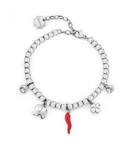 Bracciale Donna Gioielli Brosway Chakra in acciaio cornetto bhkb245