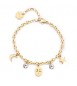 Bracciale Donna Gioielli Brosway Chakra in acciaio dorato stella bhkb248