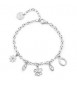 Bracciale Donna Gioielli Brosway Chakra in acciaio fiore di loto bhkb251