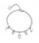 Bracciale Donna Gioielli Brosway Chakra in acciaio stella bhkb247