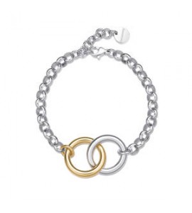 Bracciale Gioielli Brosway Aura in acciaio con cerchi bau11