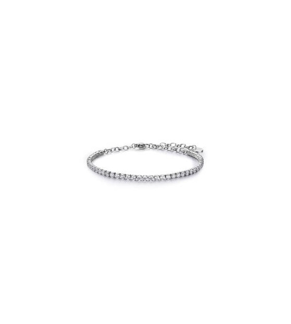 Bracciale Gioielli Brosway Desideri in acciaio con zirconi bianchi bei099